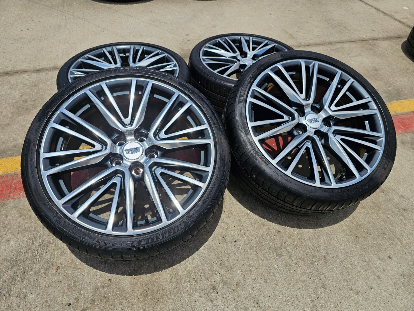 20" Cadillac CT5 CT5-V Platinum OEM 4843 wheels rims 2022 2023 2024 2025 2026