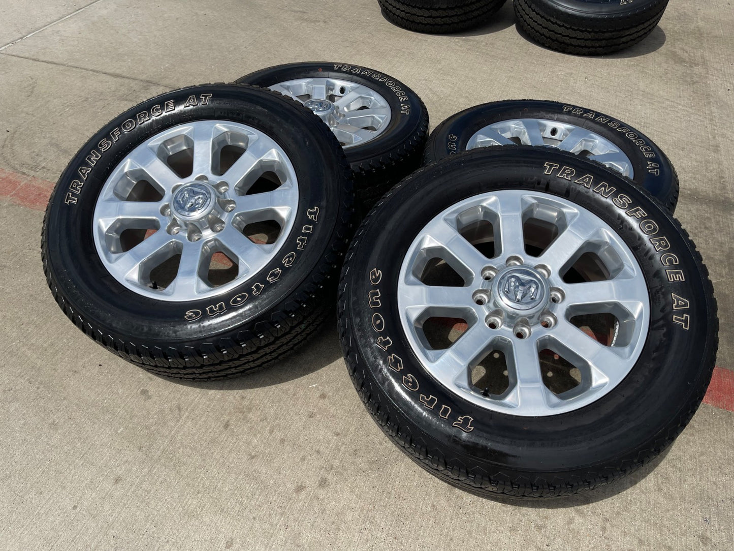 20" Dodge Ram 2500 3500 LARAMIE OEM 2700 wheels rims tires 2023 2024 2025 2026