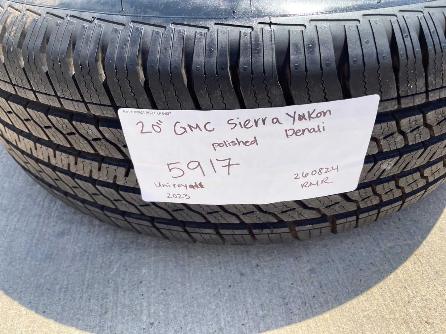 20" GMC Sierra Yukon Denali OEM 5917 wheels rims SET Chevy tires NEW