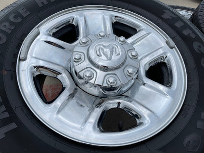 18" Dodge Ram 2500 3500 STEEL chrome OEM 2473 wheels rims 2023 2024 2025 2026