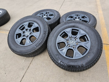 18" Lexus GX550 OEM 10544 wheels rims Land Cruiser Tundra Sequoia NEW MICHELIN
