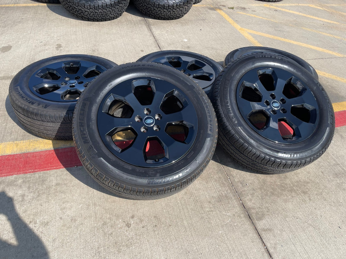 (5) 20" Land Rover Defender OEM 72349 wheels rims Range MICHELIN SET