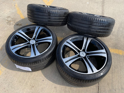 19" Mercedes AMG C E S Class OEM 85534 wheels rims tires CONTINENTAL SET
