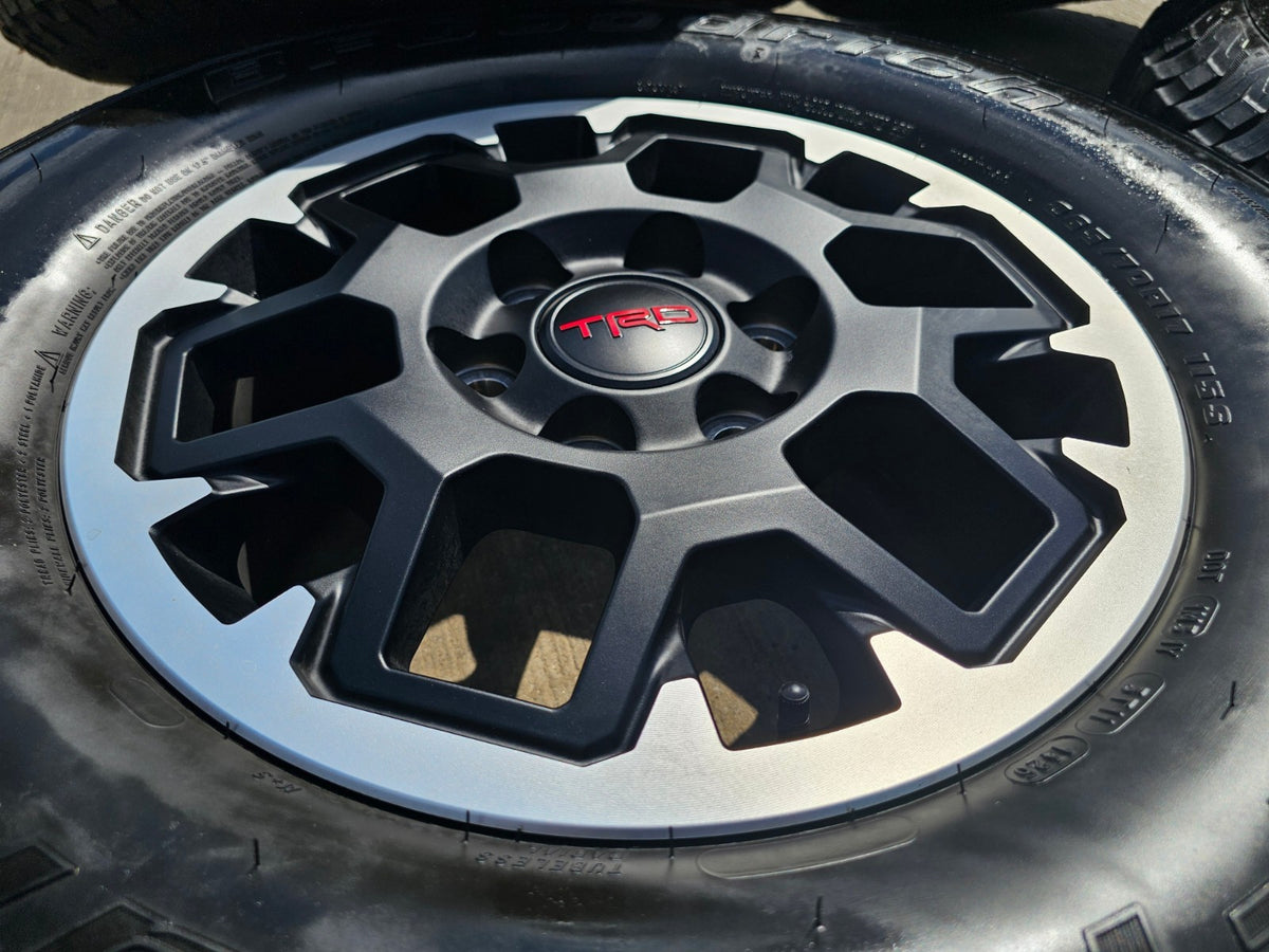 17" Toyota Tacoma 4Runner TRD OEM 10638 wheels rims SET 2025 2026 BFG A/T