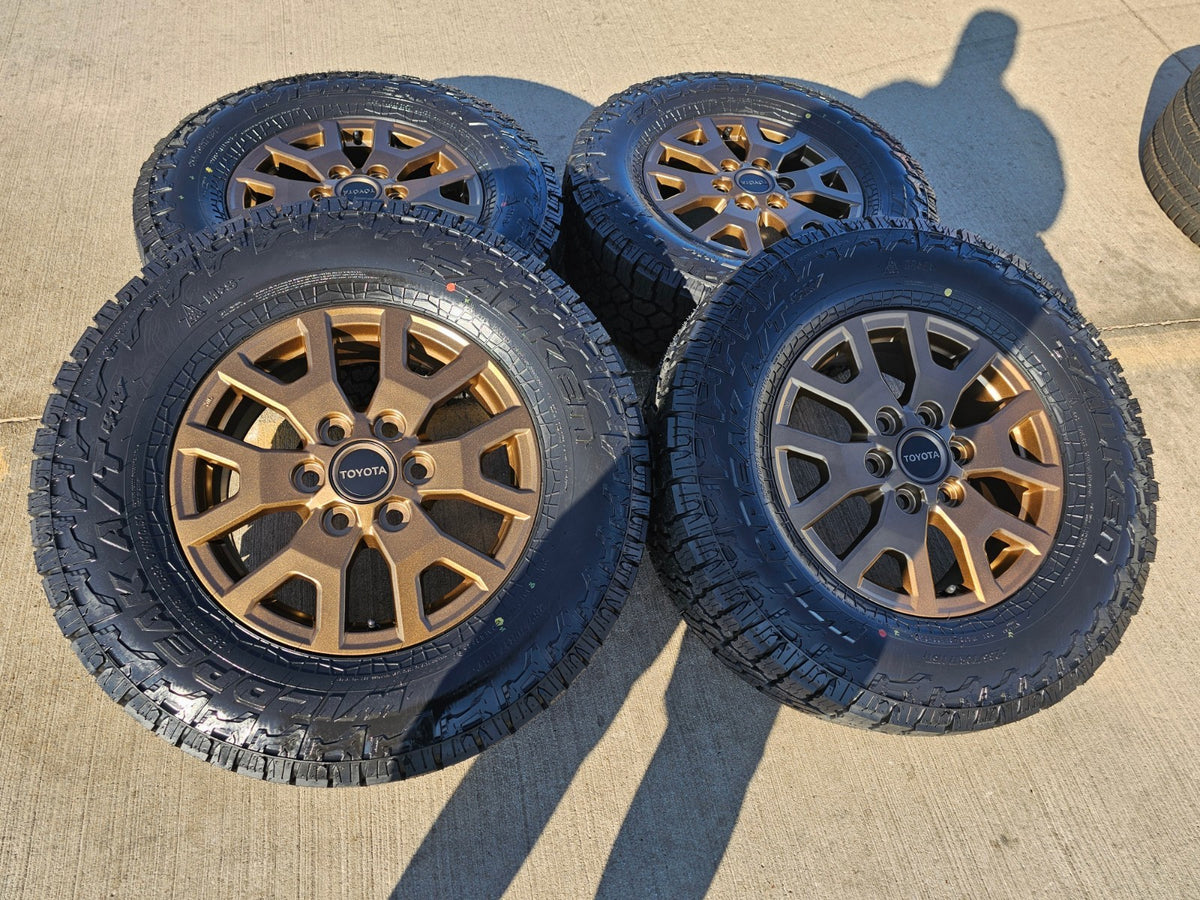 17" Toyota Tacoma 4Runner TRD OEM 94254 10637 BRONZE wheels rims SET FALKEN NEW