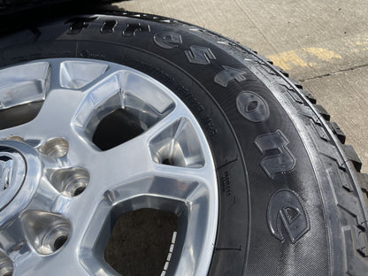 18" Ram 2500 3500 Laramie Power Wagon OEM wheels rims 2693 tires FIRESTONE A/T2