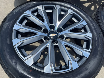 22" Chevy Tahoe Silverado Suburban OEM wheels rims 2023 2024 2025 2026 2027 NEW