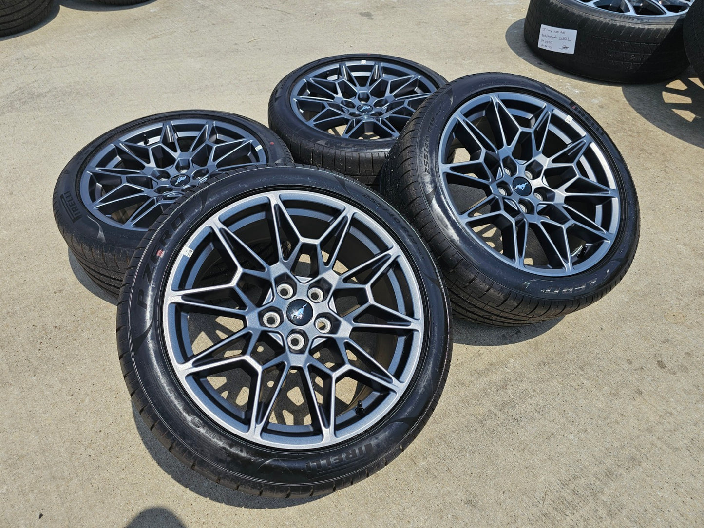 19" Ford Mustang GT Performance Track Pack OEM wheels rims 2025 2026 TPMS NEW