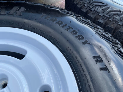 17" Ford Bronco HERITAGE Stroppe Edition 10463 OEM wheels rims white NEW 35"