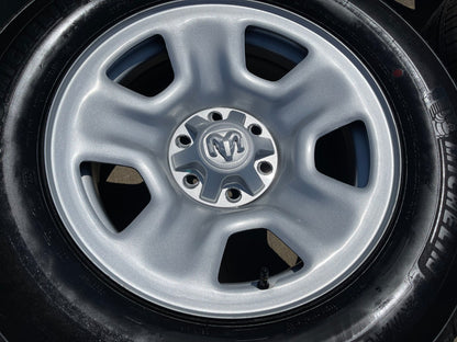 18" Ram 1500 OEM 2667 stock wheels rims SET 2024 2025 2026 2027 MICHELIN NEW