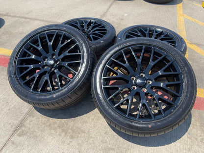 19" Ford Mustang GT Track Pack OEM 10036 10038 wheels rims PIRELLI