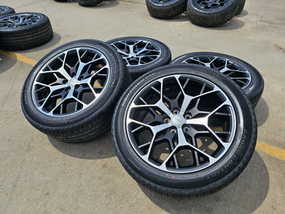 21" Jeep Grand Cherokee L OEM wheels rims 9291 Durango tires CONTINENTAL