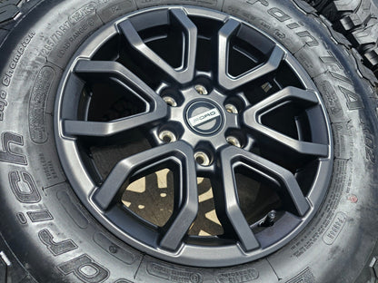 17" Ford Ranger Raptor wheels rims Bronco 2023 2024 2025 2026 NEW BFG KO2 A/T