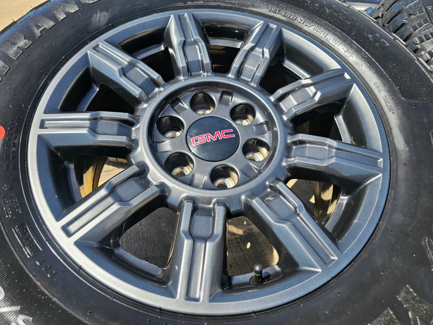 18" GMC Sierra AT4X Chevy Silverado OEM 14131 wheels rims SET GOODYEAR A/T NEW
