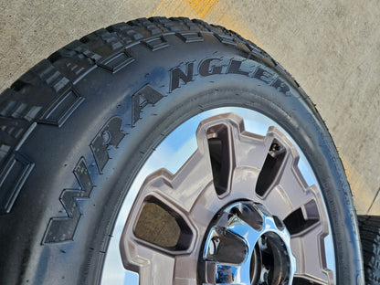 20" Ford F-250 F-350 OEM 10487 LIMITED KING RANCH tan wheels rims GOODYEAR