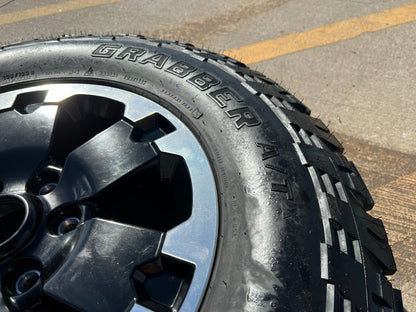 (1) 18" Ford Bronco BADLANDS OEM black wheel rim 10282 Ranger Spare tire