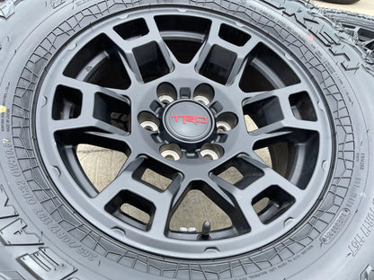 17" Toyota Tacoma 4Runner TRD OEM 17032 wheels rims FJ black NEW FALKEN A/T4