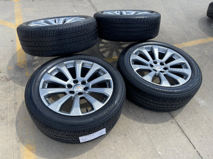 22" Chevy Silverado High Country OEM 5922 wheels rims Tahoe BRIDGESTONE SET