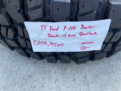 17" Ford F-150 Raptor OEM BEADLOCK rims wheels SET 10459 95210 37" tires NEW