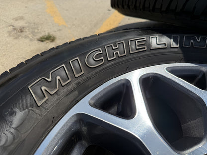 20" Ford F-250 F-350 OEM Lariat wheels rims 10292 tires SET MICHELIN A/T2