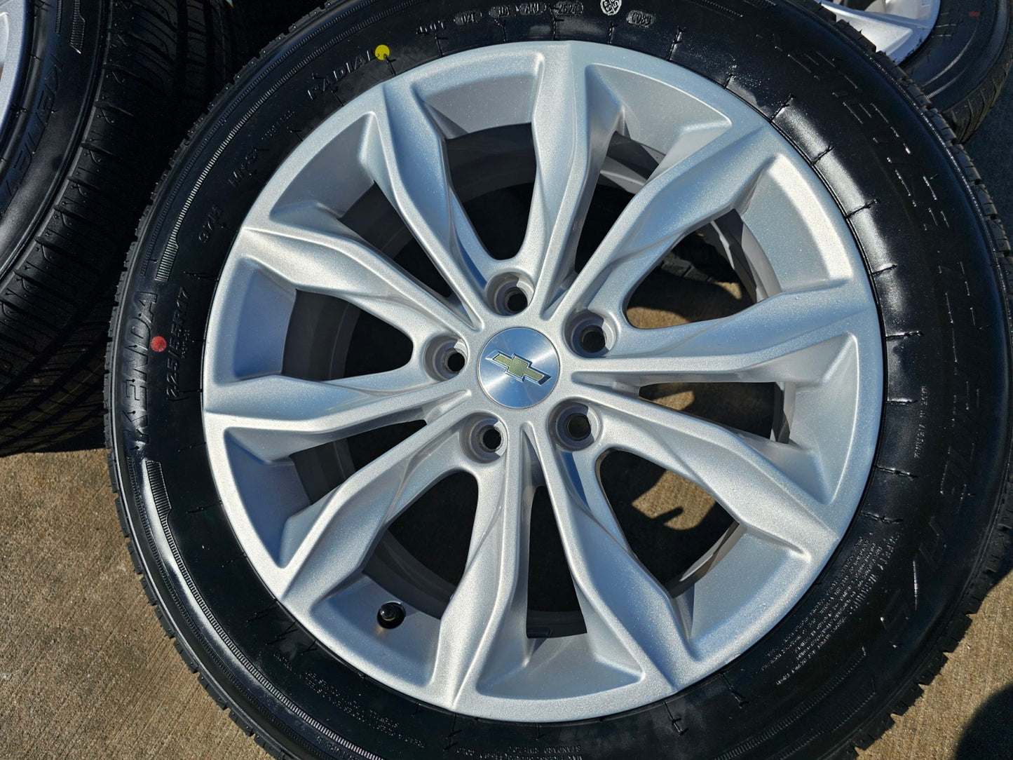 17" Chevy Malibu OEM wheels rims 5894 tires Impala GMC Terrain Equinox 5x120