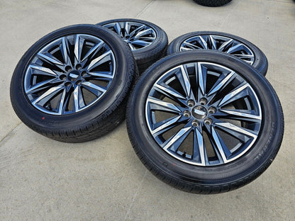 22" Cadillac OEM wheels rims GMC Sierra Escalade 4869 tires 2023 2024 2025 NEW