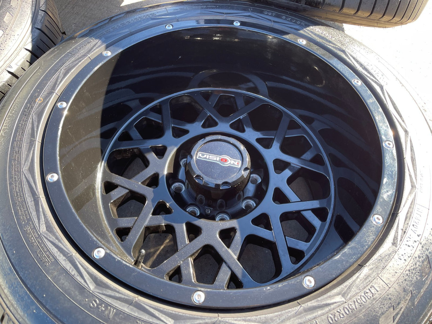 20x12 20" VISION SR599 wheels rims 8x165 8x6.5 Chevy GMC Ram 2500 3500