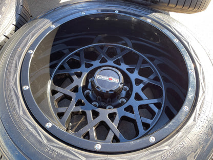 20x12 20" VISION SR599 wheels rims 8x165 8x6.5 Chevy GMC Ram 2500 3500