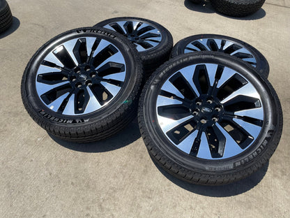 22" Ford F-150 LIMITED Plus OEM rims wheels Expedition MICHELIN 2025 2026 NEW