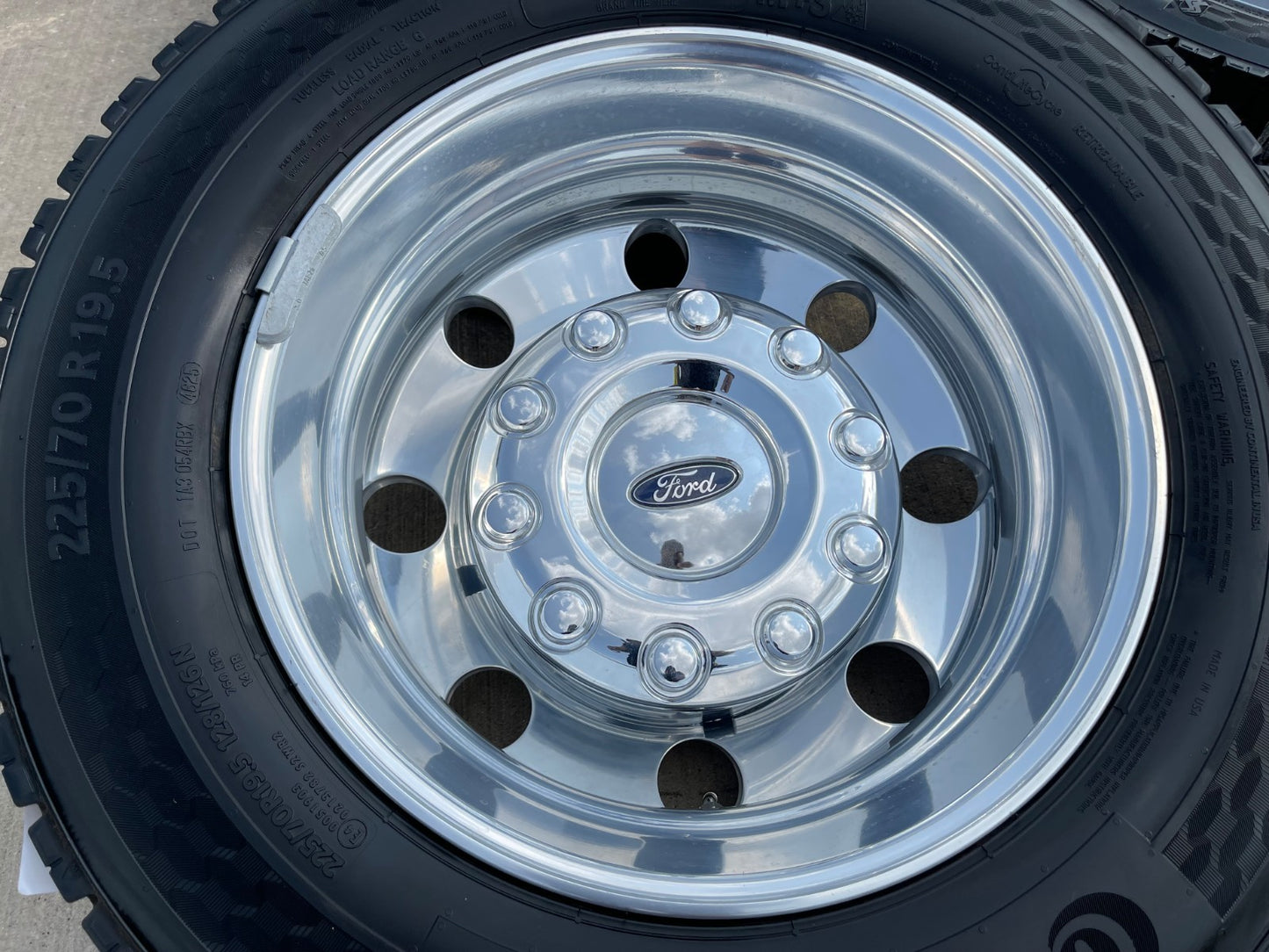 19.5" Ford F-450 Dually F-550 rims wheels RAM 4500 OEM 10x225 2025 2026 2027 NEW