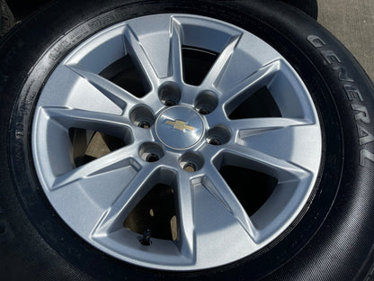 17" Chevy Silverado OEM wheels rims 5908 Colorado GMC Canyon 2024 2025 2026 SET