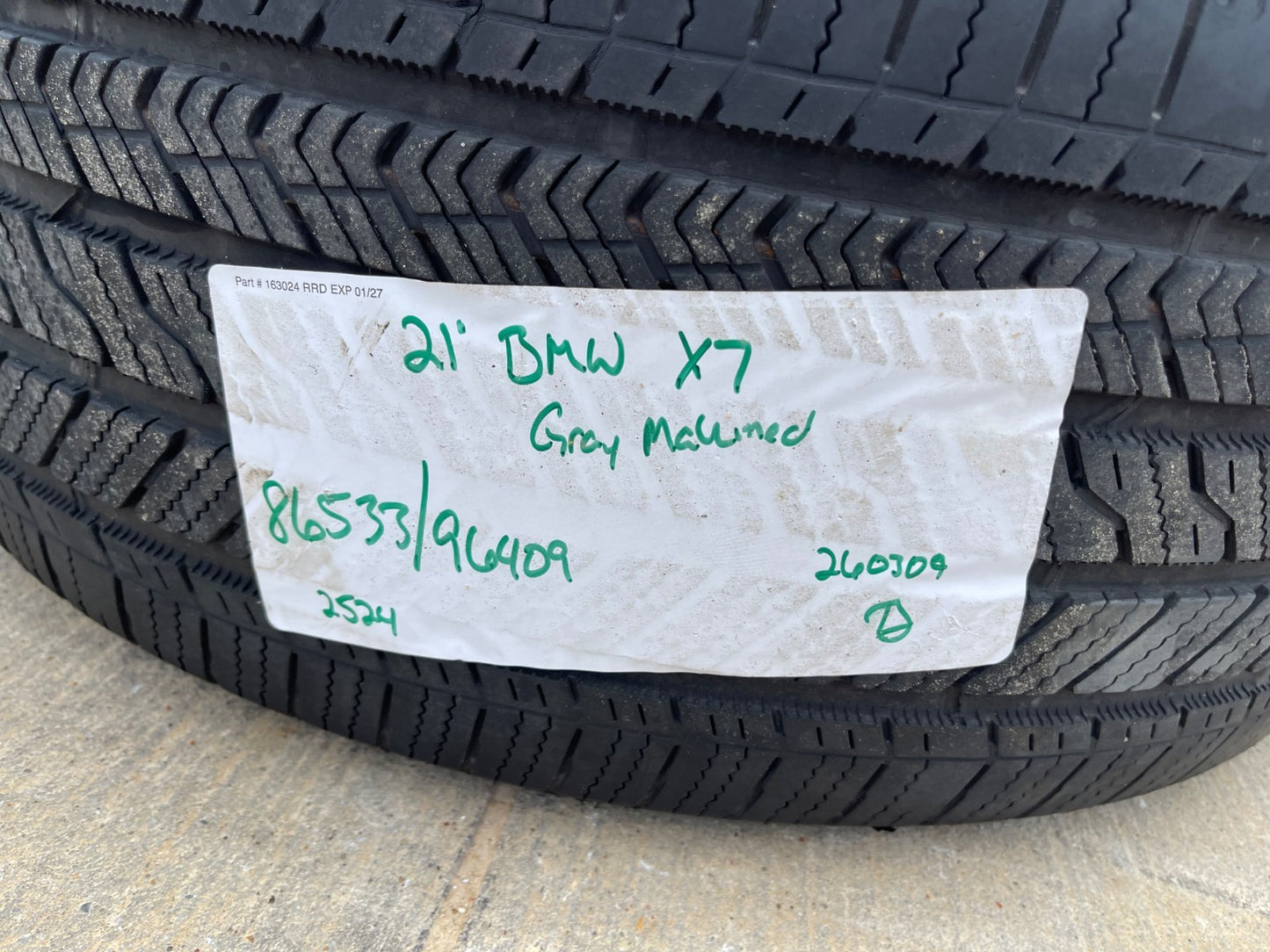 21" BMW X6 X7 OEM 86533 96409 Series 753 wheels rims tires BRIDGESTONE