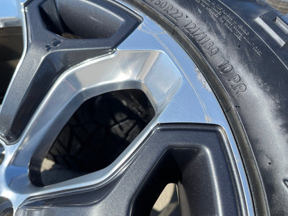 22" Dodge Ram 1500 OEM LIMITED Laramie wheels rims 2685 NITTO RIDGE GRAPPLER