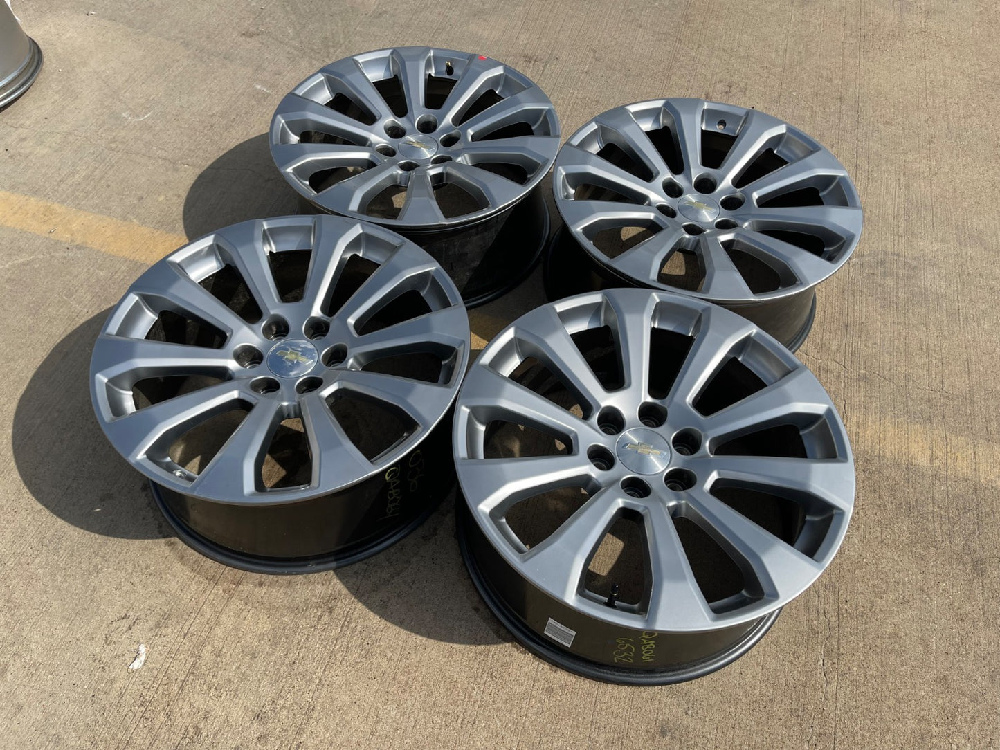 22" Chevy Silverado High Country OEM 5922 wheels rims Tahoe SET 2025 2026 2027