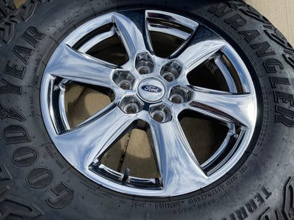 18" Ford F-150 Lariat OEM rims wheel 10168 tires Expedition GOODYEAR A/T SET