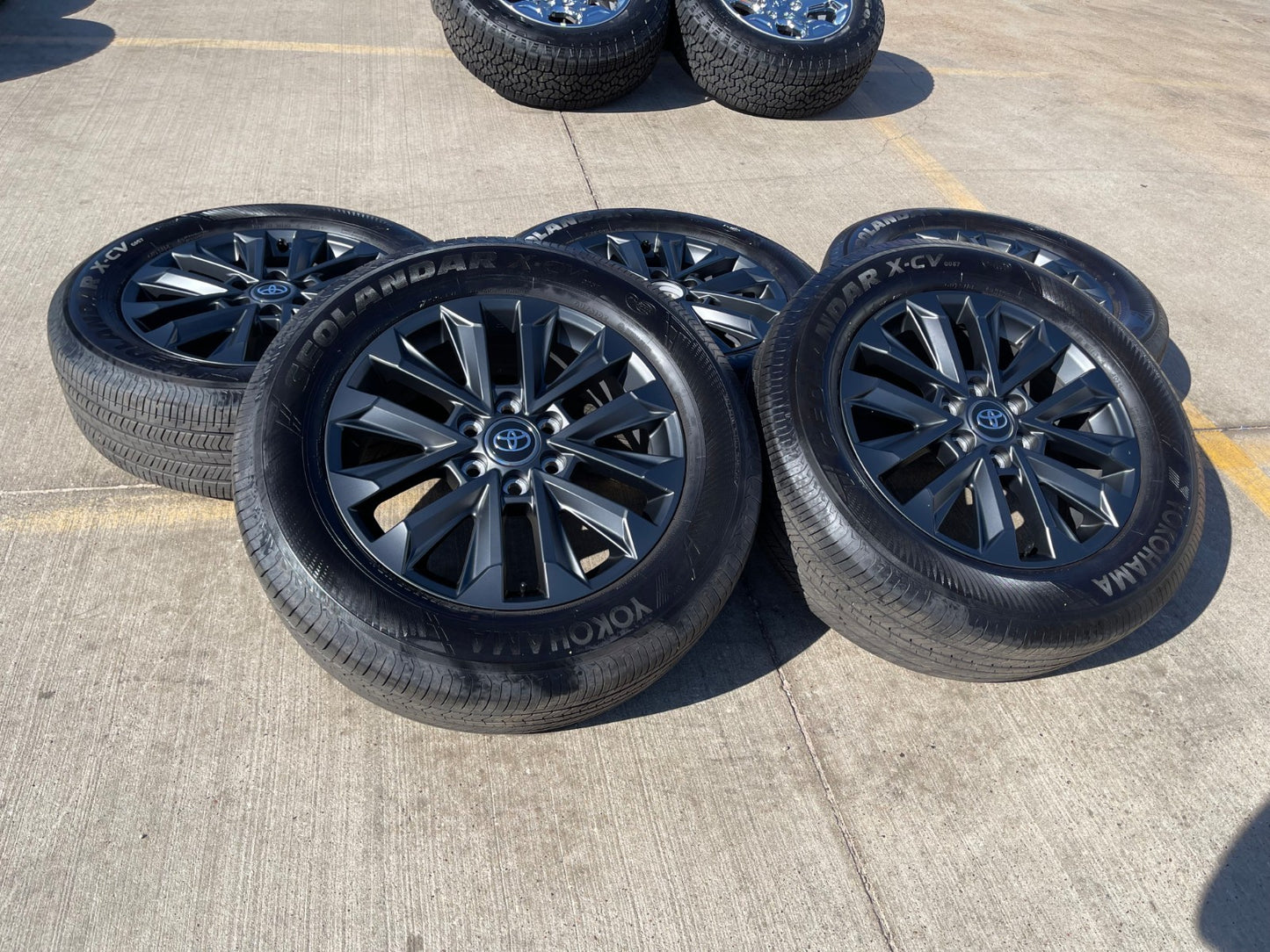 (5) 20" Toyota Land Cruiser OEM wheels rims 94057 Tundra Sequoia 2024 2025 2026