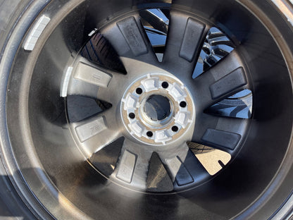 22" Lincoln Navigator OEM rims wheels Black Label 95384 10496 tires PIRELLI SET