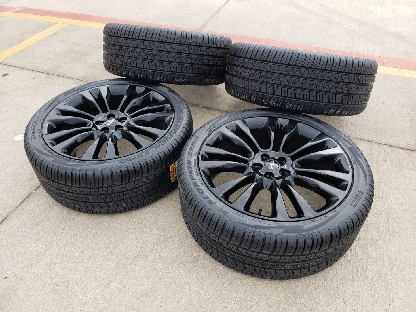 21" Lincoln Continental MKX MKC 10077 rims wheels Edge tires NEW