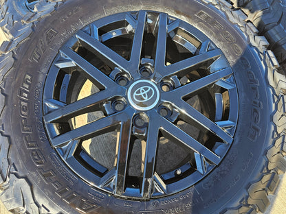 18" Toyota Tundra Sequoia TRD OEM 75281 wheels rims LX600 2025 2026 NEW BFG KO2