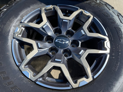 17" Chevy Silverado ZR2 OEM 95751 Beadlock wheels rims Colorado Sierra NEW BFG