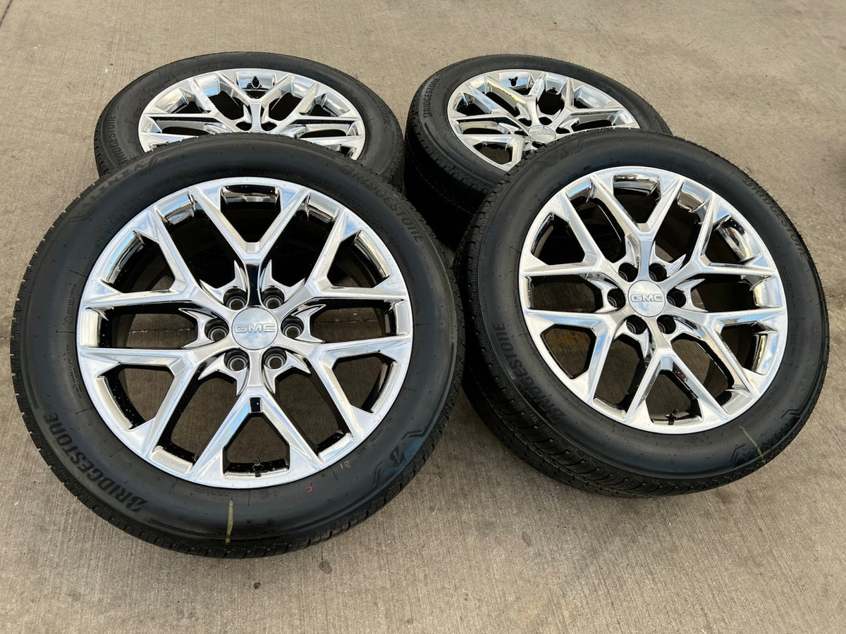 22" GMC Yukon Sierra DENALI OEM 14078 wheels rims CHROME 2023 2024 2025 2026 NEW