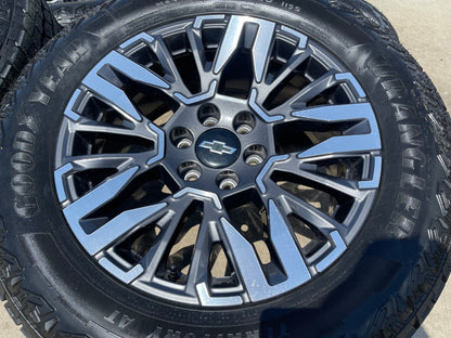 20" Chevy Silverado Z71 GMC Sierra Canyon OEM wheels rims SET 2025 2026 2027 NEW