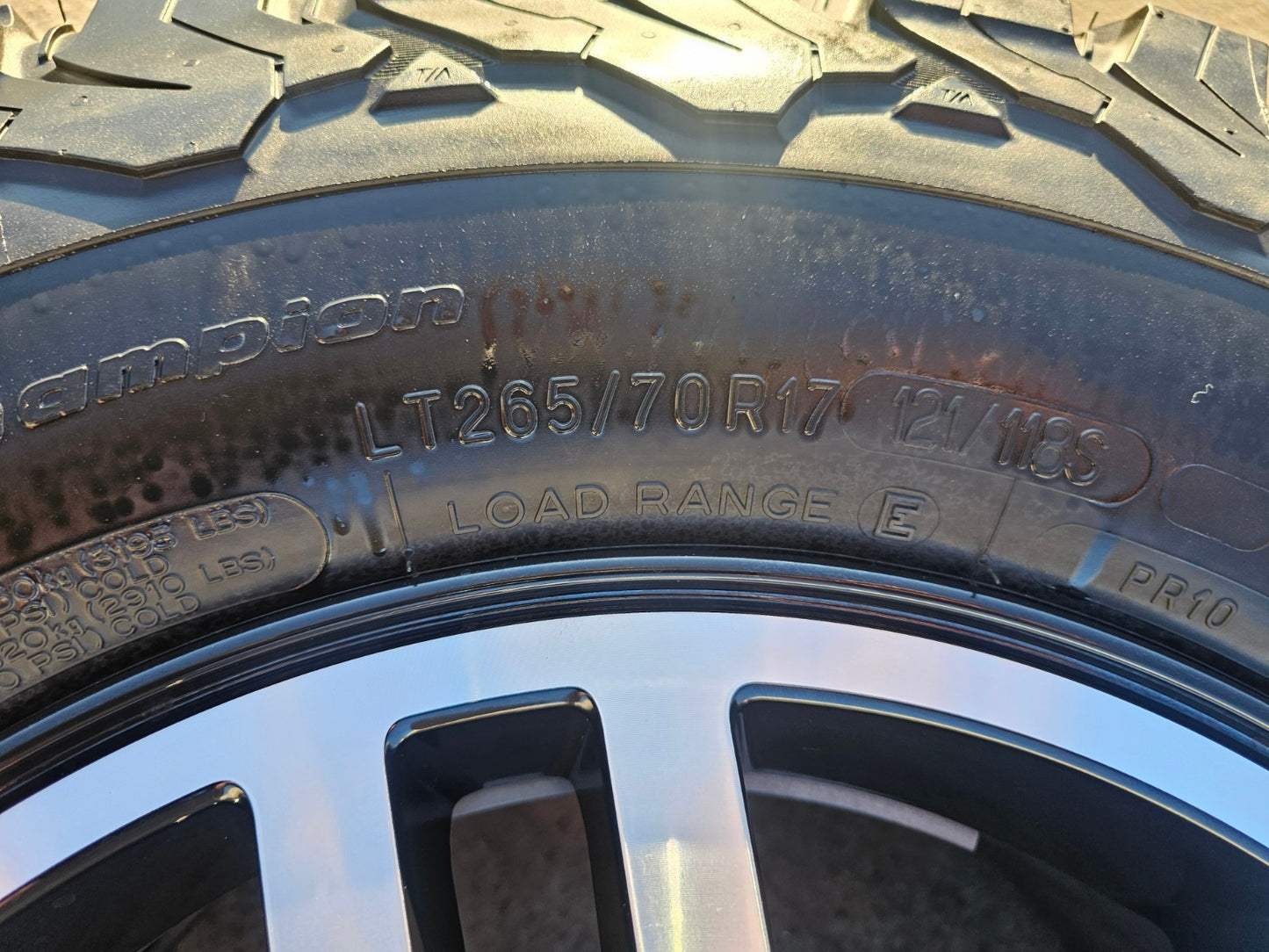 (1) 17" INEOS Grenadier OEM 8775 wheel rim 2023 2024 2025 2026 NEW BFG KO2 A/T