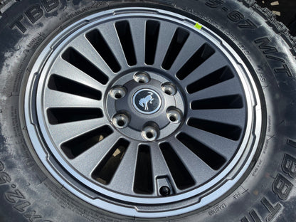 17" Ford Bronco HERITAGE Edition wheels rims 2024 2025 2026 tires 35"