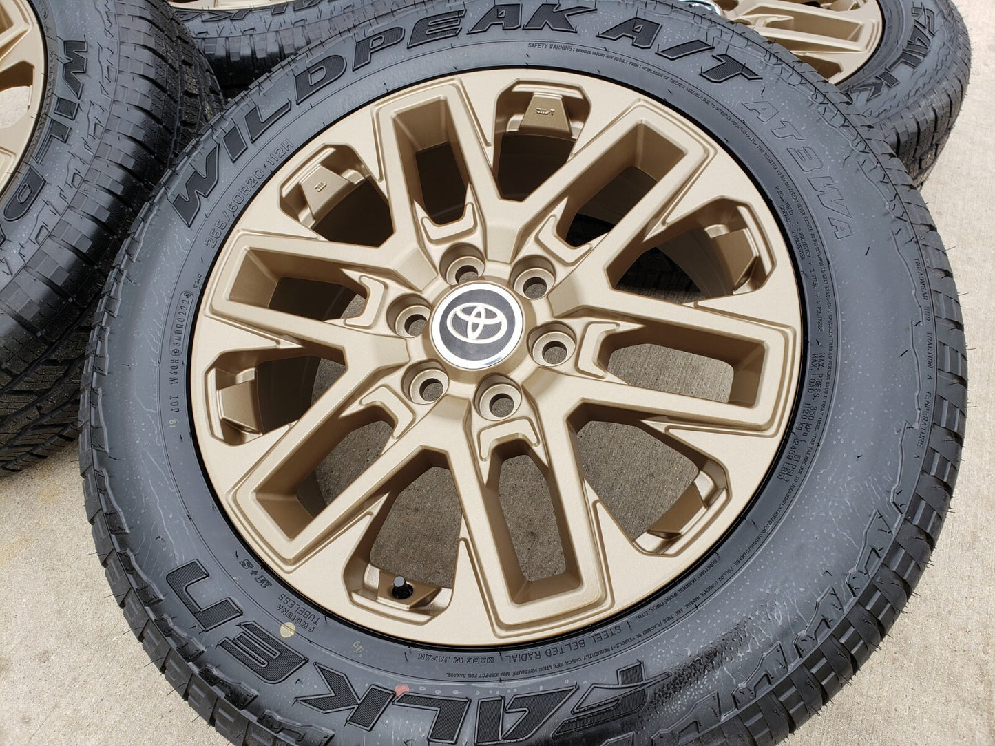 20" Toyota Tundra TRD OEM wheels rims BRONZE TSS 95295 Sequoia 2024 2025 NEW