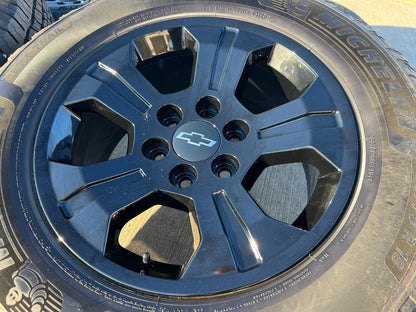 18" Chevy Tahoe Suburban Z71 OEM 5647 5753 wheels tires Silverado MICHELIN NEW