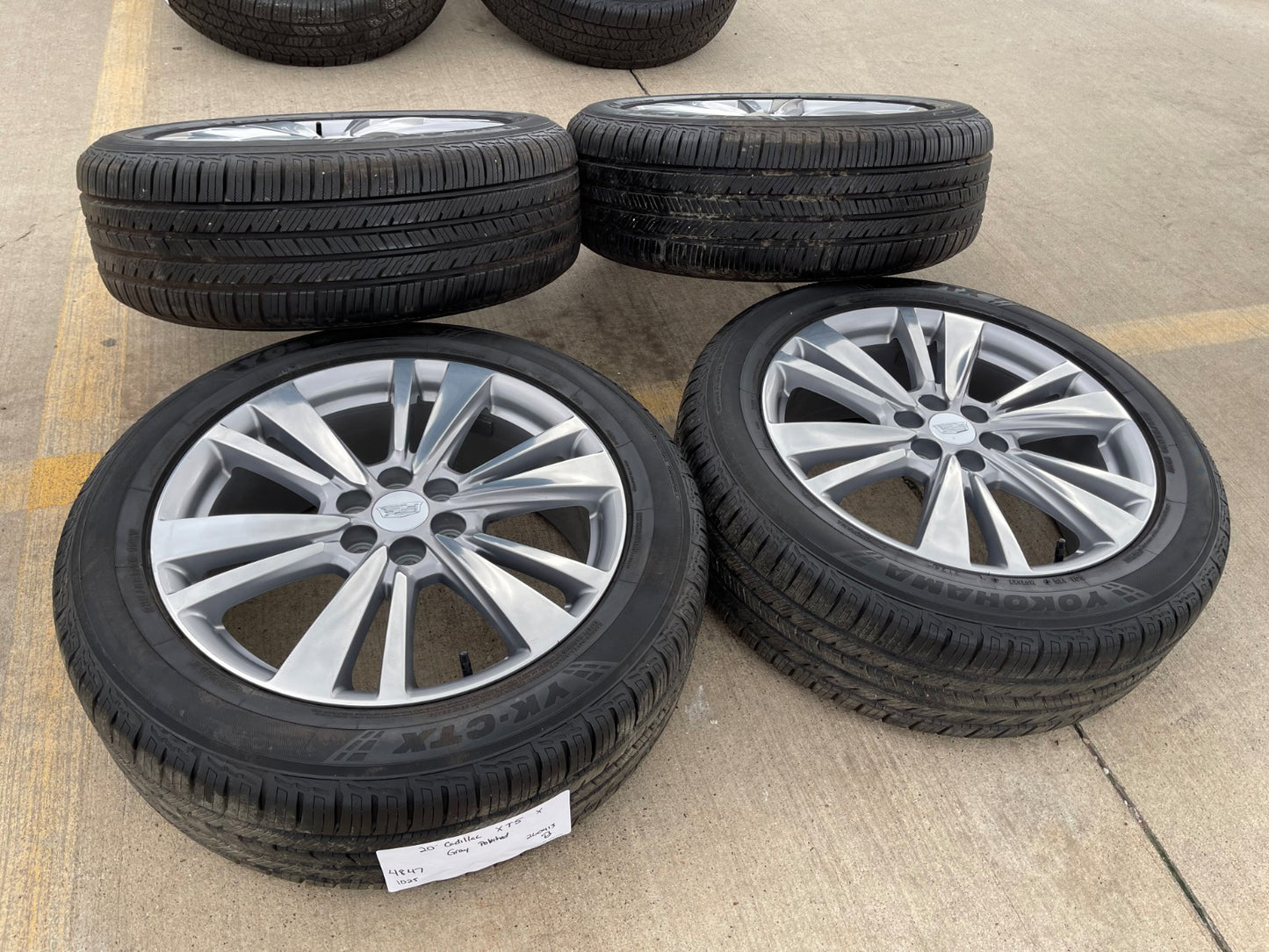 20" Cadillac XT6 XT5 SRX OEM 4847 wheels rims 2022 2023 2024 2025 2026