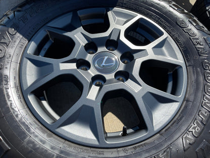 18" Lexus GX550 OEM wheels rims Toyota Land Cruiser Tundra Sequoia TOYO A/T3