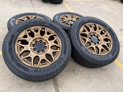 22" Hummer EV HEV 2500 OEM 8x165 14094 wheels rims 2024 2025 2026 NEW GOODYEAR