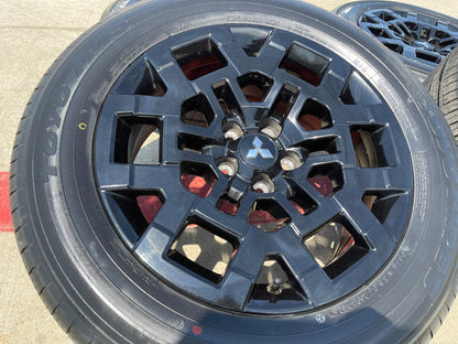 18" Mitsubishi Outlander OEM black wheels rims  TOYO SET